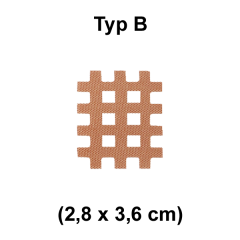 Gittertape Typ A (2,5 x 2 cm)